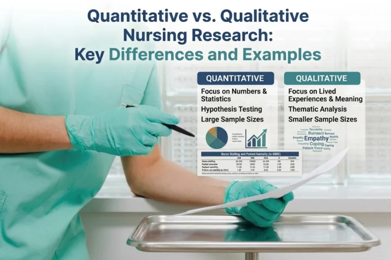 Quantitative vs. Qualitative Nursing Research_ Key Differences and Example